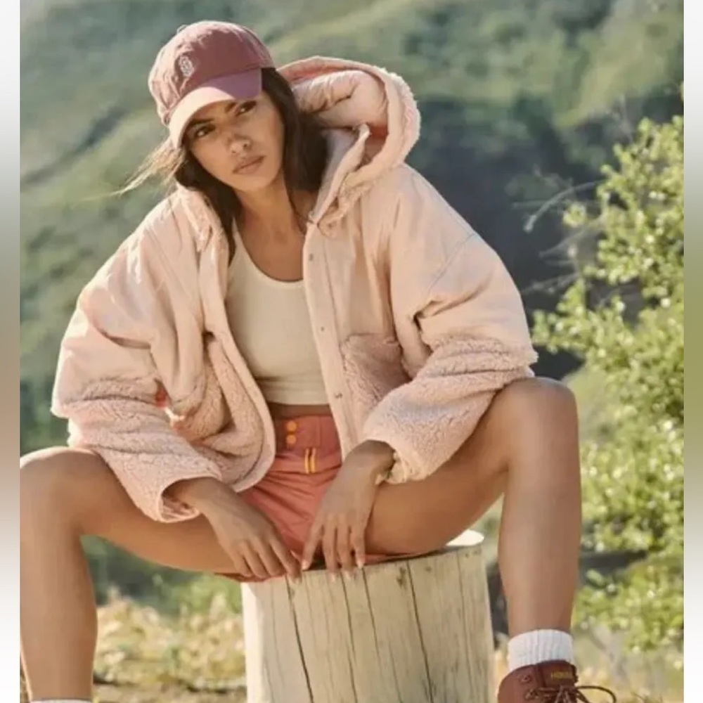 NWOT Free People Adventure Awaits Fleece Jacket Size XS